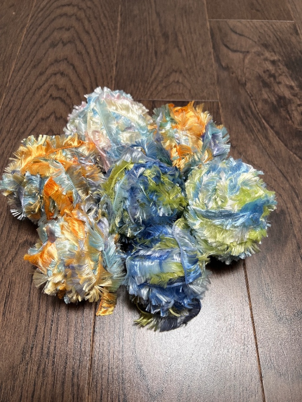 Lot of novelty yarn for knitting or crochet crafts supplies